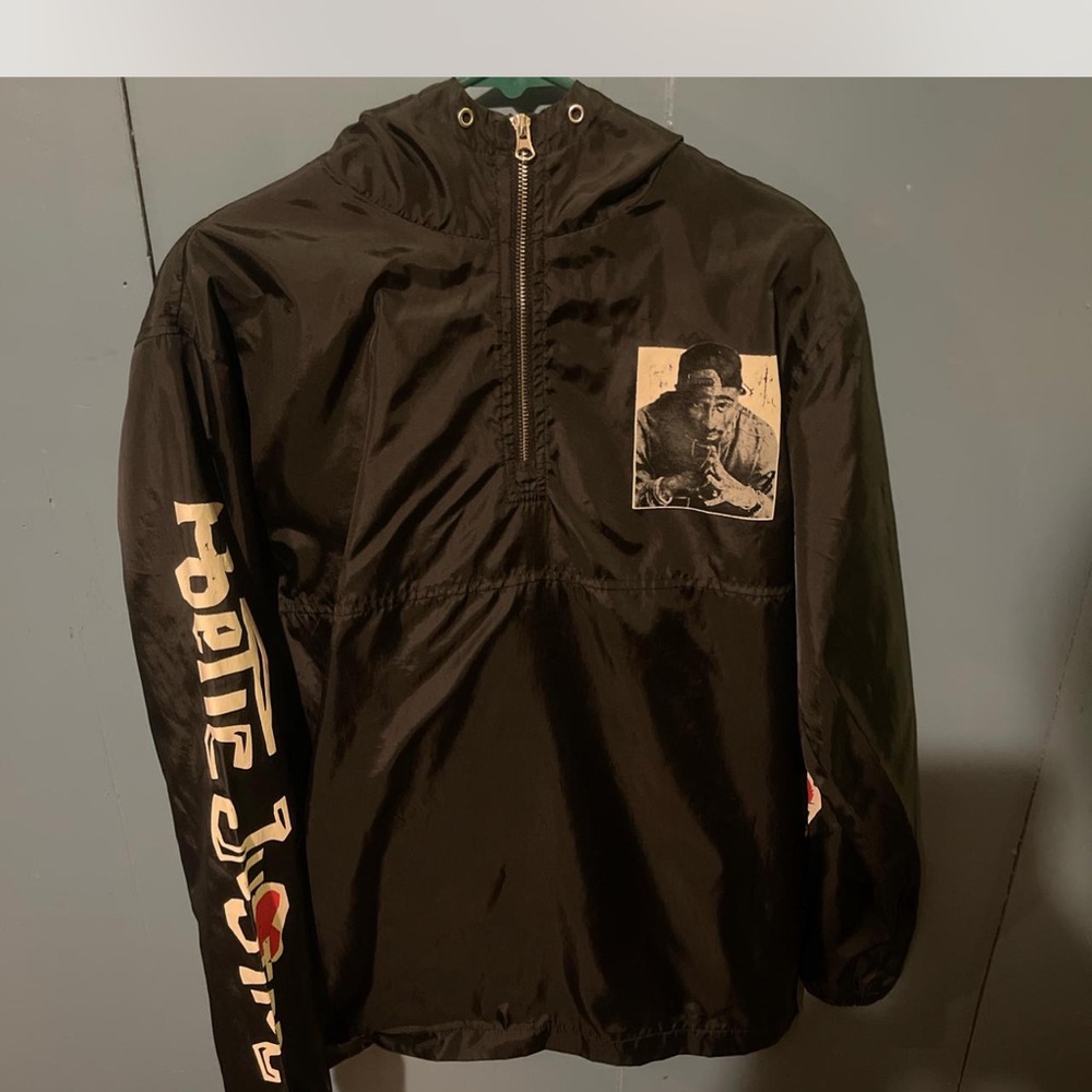 Black Graphic Men's Jacket